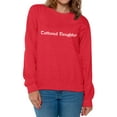 thumbnail image 1 of Awkward Styles Tattooed Daughter Crewneck for Women Tattooed Daughter Sweater Tattoos Lovers Gifts Tattoo Crewneck Tattoo Crewnecks for Ladies Tattooed Daughter Sweater for Ladies Funny Women Fashion, 1 of 4