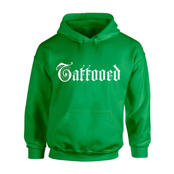 Awkward Styles Tattooed Hooded Sweatshirt Tattoo Hoodies for Men and Women Tatted Men Inked Women's Hoodie Ink Party Gifts for Tattoo Lovers Tattooed Hoodie Sweater Cool Tattoo Hoodie