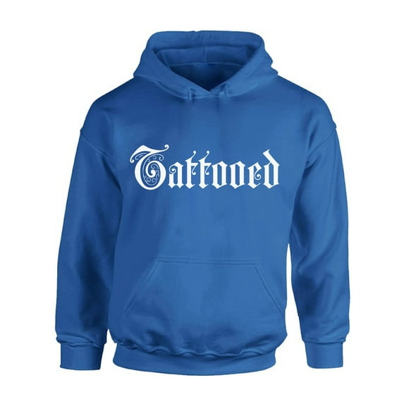 Awkward Styles Tattooed Hooded Sweatshirt Tattoo Hoodies for Men and Women Tatted Men Inked Women's Hoodie Ink Party Gifts for Tattoo Lovers Tattooed Hoodie Sweater Cool Tattoo Hoodie