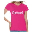 thumbnail image 1 of Awkward Styles Tattooed Tshirt for Women Tattoo Shirts for Women Tattoo Gifts Tatted Women's T Shirt Inked Party Inked Women's Shirt Tatted for Life Shirt Cool Tattooed T-Shirt Gifts for Tattoo Lovers, 1 of 4