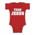 thumbnail image 1 of Awkward Styles Team Jesus Baby Bodysuit Short Sleeve White Romper for Baby Christian Romper for Boys Christian One Piece for Girls Jesus Romper for Children Christian Gifts for Child Newborn Clothing, 1 of 4