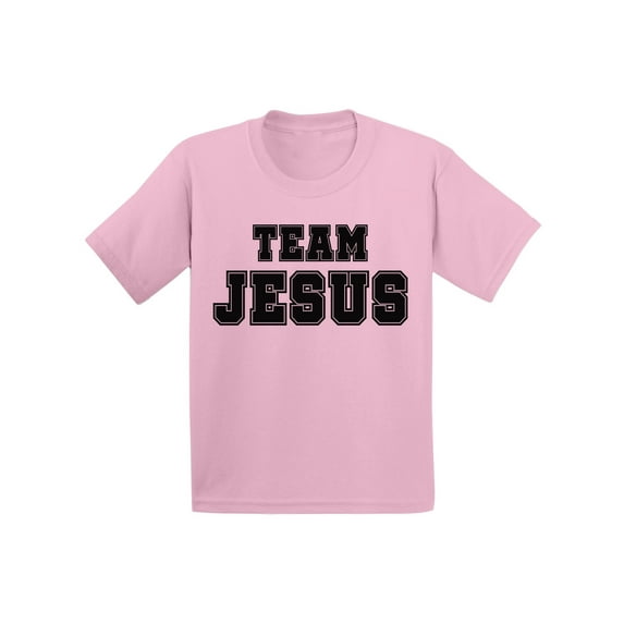 Awkward Styles Team Jesus Infant Shirts Team Shirt for Kids Christian T-Shirt for Boys Christian Shirts for Girls Black T-Shirt for Children Christian Gifts for Little One Jesus Clothing for Children
