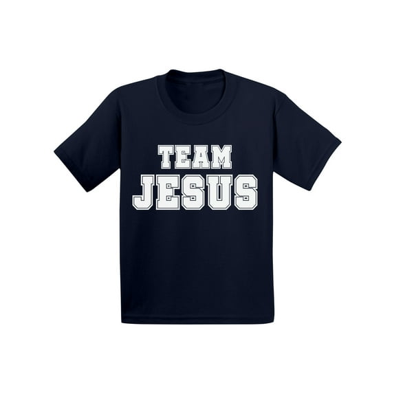 Awkward Styles Team Jesus Infant Shirts Team Shirt for Kids Christian T-Shirt for Boys Christian Shirts for Girls White T-Shirt for Children Christian Gifts for Little One Jesus Clothing for Children