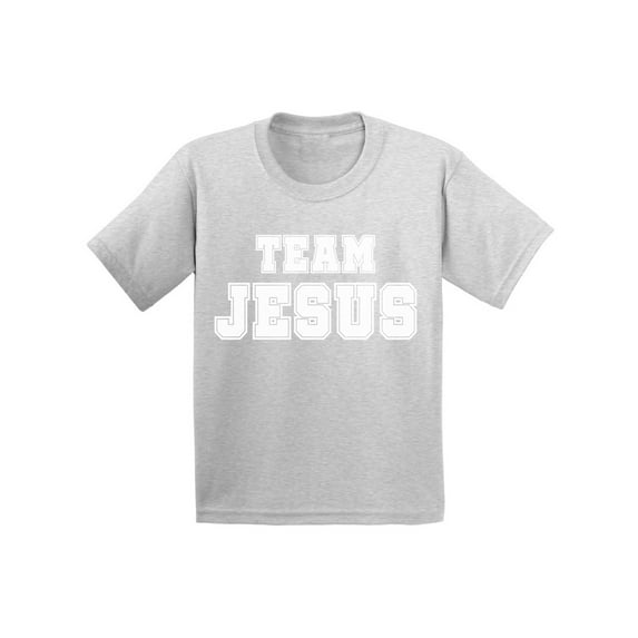 Awkward Styles Team Jesus Infant Shirts Team Shirt for Kids Christian T-Shirt for Boys Christian Shirts for Girls White T-Shirt for Children Christian Gifts for Little One Jesus Clothing for Children