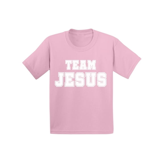Awkward Styles Team Jesus Infant Shirts Team Shirt for Kids Christian T-Shirt for Boys Christian Shirts for Girls White T-Shirt for Children Christian Gifts for Little One Jesus Clothing for Children