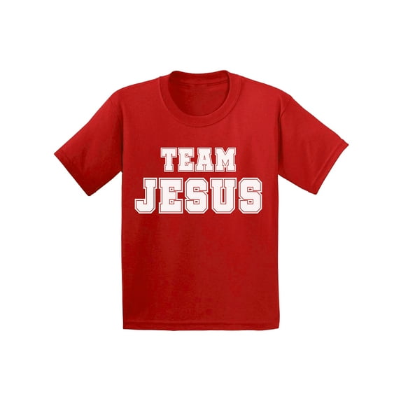 Awkward Styles Team Jesus Infant Shirts Team Shirt for Kids Christian T-Shirt for Boys Christian Shirts for Girls White T-Shirt for Children Christian Gifts for Little One Jesus Clothing for Children