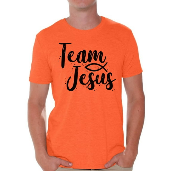 Awkward Styles Team Jesus T-Shirt for Men Christian Mens Black Shirts Christian Clothes for Men Team Jesus T-Shirt Christ Tshirt for Men Christian Gifts Jesus Shirts Jesus Clothing Collection for Men
