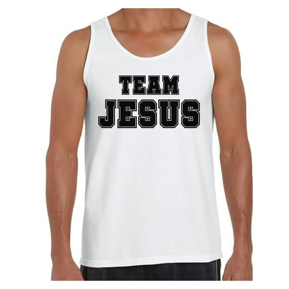 Awkward Styles Team Jesus Tank Top Christ Tshirt for Men Team Jesus Tank Top for Men Christian T Shirts Christian Black Clothes for Men Christian Gifts Jesus Shirts Jesus Clothing Collection for Him
