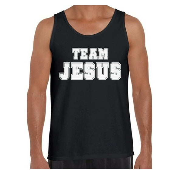Awkward Styles Team Jesus Tank Top Christ Tshirt for Men Team Jesus Tank Top for Men Christian T Shirts Christian White Clothes for Men Christian Gifts Jesus Shirts Jesus Clothing Collection for Him