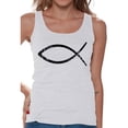 thumbnail image 1 of Awkward Styles Team Jesus Tank Top T-Shirt for Her Christian Shirts Christian Fish Clothes for Women Team Jesus Tanks Fish Tshirt for Ladies Christian Gifts Jesus Shirts Jesus Clothing Collection, 1 of 4
