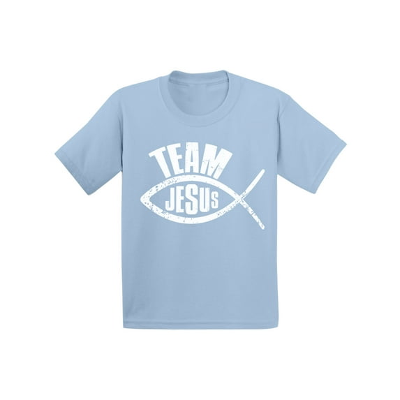Awkward Styles Team Jesus Toddler T-Shirt for Kids Christian T-Shirt for Boys Christian Shirts for Girls Team Jesus T-Shirt for Children Christian Gifts for Little One Jesus Clothing for Children