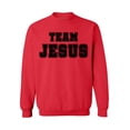 thumbnail image 1 of Awkward Styles Team Jesus Unisex Crewneck Christian Sweaters for Him Black Clothes Collection Jesus Crewneck for Women Team Jesus Sweater for Men Christian Gifts for Her Jesus Outfit for Men and Women, 1 of 5