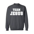 thumbnail image 1 of Awkward Styles Team Jesus Unisex Crewneck Christian Sweaters for Him White Clothes Collection Jesus Crewneck for Women Team Jesus Sweater for Men Christian Gifts for Her Jesus Outfit for Men and Women, 1 of 5
