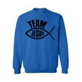 thumbnail image 1 of Awkward Styles Team Jesus Unisex Crewneck Fish Crewneck for Him Black Clothes Collection Jesus Crewneck for Women Team Jesus Sweater for Men Christian Gifts for Her Jesus Outfit for Men and Women, 1 of 5