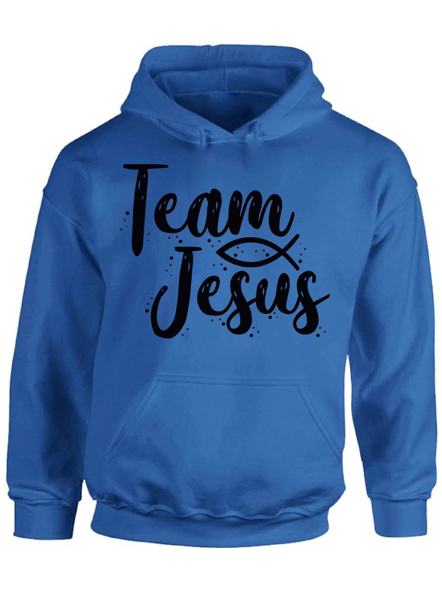Awkward Styles Team Jesus Unisex Hoodie Christ Hoodie for Him Black ...