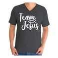 thumbnail image 1 of Awkward Styles Team Jesus Vneck Shirt for Men Christian Shirts Christian White Clothes for Men Team Jesus T-Shirt Christ Tshirt for Men Christian Gifts Jesus Shirts Jesus Clothing Collection for Men, 1 of 4