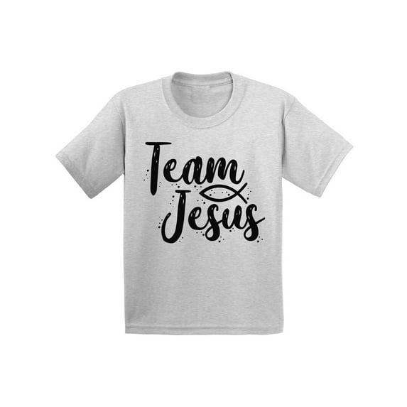 Awkward Styles Team Jesus Youth T Shirt Christ Shirt for Kids Christian Shirt for Boys Christian Shirts for Girls Black T-Shirt for Children Christian Gifts for Little One Jesus Clothing for Children