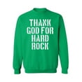 thumbnail image 1 of Awkward Styles Thank God for Hard Rock Unisex Sweatshirt Christian Sweatshirt for Her Religious Collection Hard Rock Crewneck for Women Coffee Sweater for Men Christian Gifts Rock Outfit God Sweater, 1 of 5