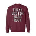 thumbnail image 1 of Awkward Styles Thank God for Hard Rock Unisex Sweatshirt Christian Sweatshirt for Her Religious Collection Hard Rock Crewneck for Women Coffee Sweater for Men Christian Gifts Rock Outfit God Sweater, 1 of 5