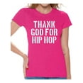 thumbnail image 1 of Awkward Styles Thank God for Hip Hop T Shirt for Women Christian Clothes for Ladies Religious Womens T-Shirt Christian Gifts Jesus Shirts Jesus Clothing Hip Hop T Shirt for Her Hip Hop Ladies Shirt, 1 of 4