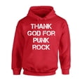 thumbnail image 1 of Awkward Styles Thank God for Punk Rock Unisex Hoodie Christian Hoodie for Him Rock Collection Music Hoodies for Women Religious Sweater for Men Christian Gifts Punk Rock Unisex Outfit Christianity, 1 of 5