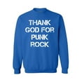 thumbnail image 1 of Awkward Styles Thank God for Punk Rock Unisex Sweatshirt Christian Sweatshirt for Her Religious Collection Punk Rock Crewneck for Women Coffee Sweater for Men Christian Gifts Rock Outfit God Sweater, 1 of 5