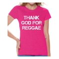 thumbnail image 1 of Awkward Styles Thank God for Reggae T Shirt for Women Christian Clothes for Ladies Religious Womens T-Shirt Christian Gifts Jesus Shirts Jesus Clothing Reggae T Shirt for Her Reggae Ladies Shirt, 1 of 4
