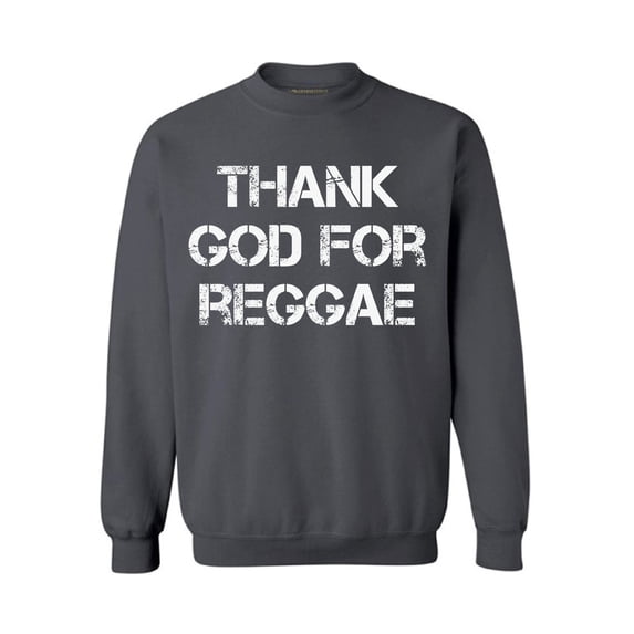 Awkward Styles Thank God for Reggae Unisex Sweatshirt Christian Sweatshirt for Her Religious Collection Reggae Crewneck for Women Coffee Sweater for Men Christian Gifts Reggae Outfit God Sweater