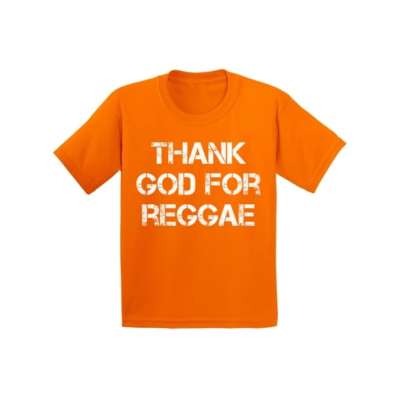 Awkward Styles Thank God for Reggae Youth T Shirt Christian T Shirt for Boys Christian Shirts for Girls Funny Religious T-Shirt for Children Christian Gifts Jesus Clothes Reggae T-Shirt for Kids