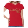 thumbnail image 1 of Awkward Styles Thankful Shirt Christmas T Shirt Women's Holiday Top Thanksgiving Shirt Christmas Shirts for Women Thankful Grateful Blessed Women's Shirt Religious Christian Gift Thanksgiving Holiday, 1 of 4