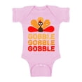 thumbnail image 1 of Awkward Styles Thanksgiving Shirt for Baby Bodysuit Short Sleeve Gobble Gobble Romper, 1 of 4