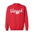 thumbnail image 1 of Awkward Styles Thanksgiving Crewneck Top Blessed Sweatshirts, 1 of 5