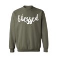 thumbnail image 1 of Awkward Styles Thanksgiving Crewneck Top Blessed Sweatshirts, 1 of 5