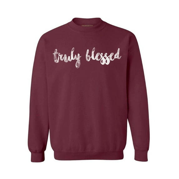 Awkward Styles Thanksgiving Crewneck Top Truly Blessed Sweatshirts