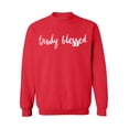 thumbnail image 1 of Awkward Styles Thanksgiving Crewneck Top Truly Blessed Sweatshirts, 1 of 5