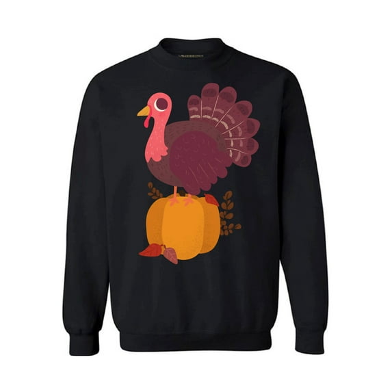 Awkward Styles Thanksgiving Crewneck top Happy Turkey Sweatshirts