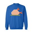 thumbnail image 1 of Awkward Styles Thanksgiving Crewneck top Turkey Dinner Sweatshirts, 1 of 5