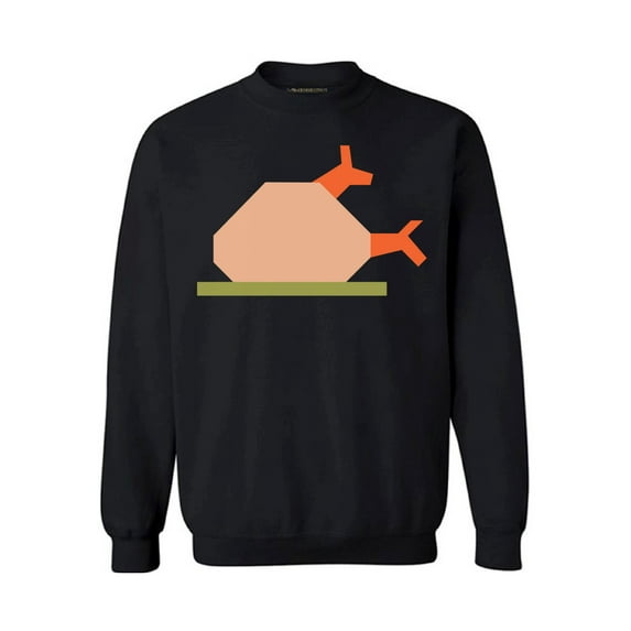 Awkward Styles Thanksgiving Crewneck top Turkey Dinner Sweatshirts