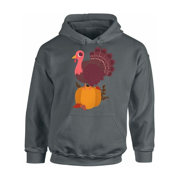 Awkward Styles Thanksgiving Hoodie Happy Turkey Hooded Sweatshirt