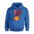 thumbnail image 1 of Awkward Styles Thanksgiving Hoodie Happy Turkey Hooded Sweatshirt, 1 of 5
