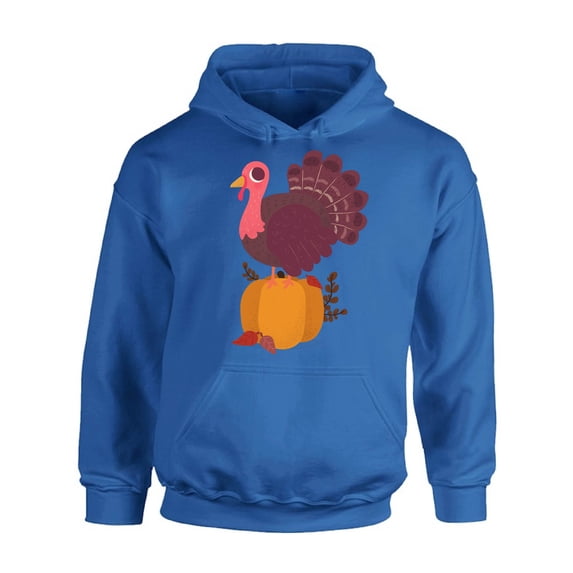 Awkward Styles Thanksgiving Hoodie Happy Turkey Hooded Sweatshirt