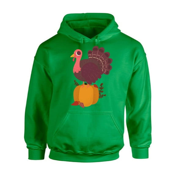 Awkward Styles Thanksgiving Hoodie Happy Turkey Hooded Sweatshirt