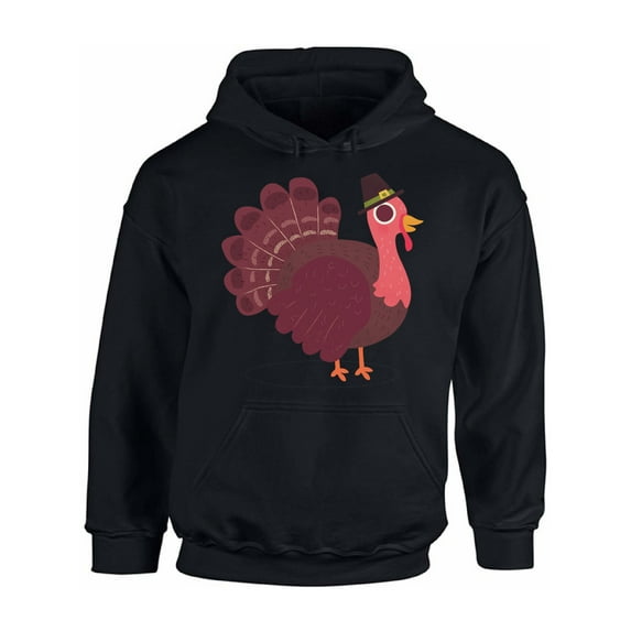 Awkward Styles Thanksgiving Hoodie Pink Turkey Hooded Sweatshirt