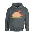 thumbnail image 1 of Awkward Styles Thanksgiving Hoodie Turkey Dinner Hooded Sweatshirt, 1 of 5