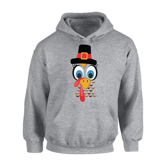 Awkward Styles Thanksgiving Hoodie Turkey Face Hooded Sweatshirt
