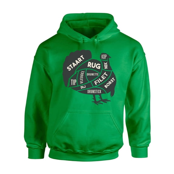 Awkward Styles Thanksgiving Hoodie Turkey Meat Hooded Sweatshirt