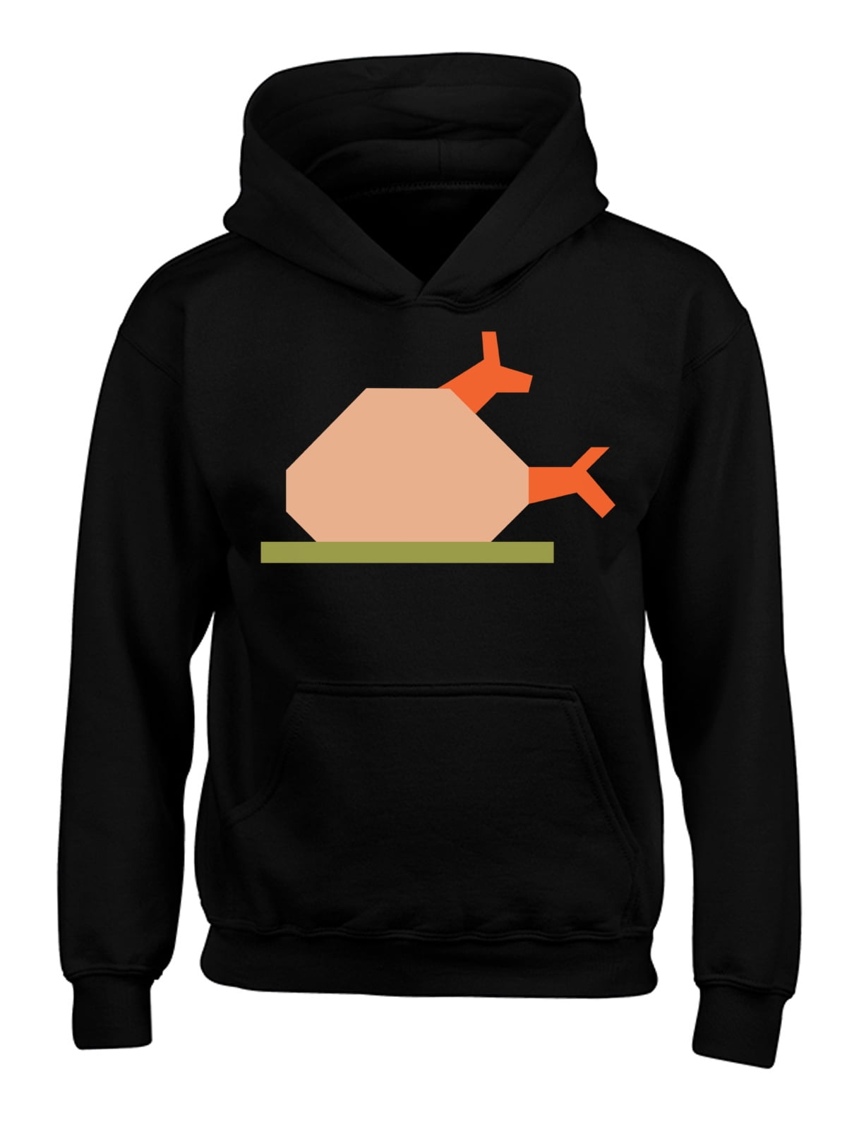 Awkward Styles Thanksgiving Hoodies for Kids Turkey Dinner Hooded Youth ...