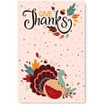 thumbnail image 1 of Awkward Styles Thanksgiving Poster Wall Art Give Thanks Turkey Home Decor Prints, 1 of 3
