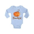 thumbnail image 1 of Awkward Styles Thanksgiving Shirt for Baby Bodysuit Long Sleeve Thankful Romper, 1 of 4
