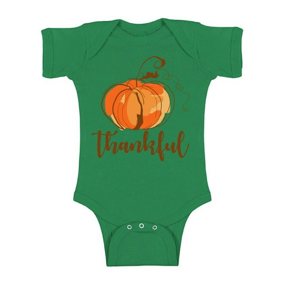 Awkward Styles Thanksgiving Shirt for Baby Bodysuit Short Sleeve Thankful Romper